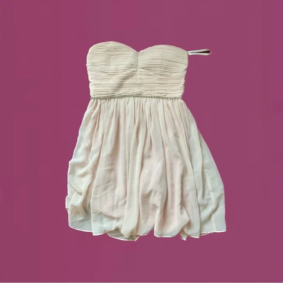 chinese dress ladies Princess Era Strapless Mini Dress Baby Pink main image 1